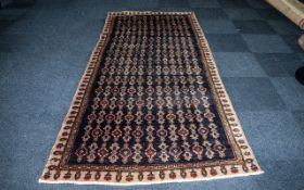 Vintage Blue Group Persian Surok Runner. All over design, please see images.