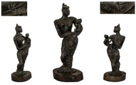 Leon Underwood (British 1890-1975) Bronze of the African Madonna, (Modern British Avant Garde