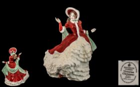 Royal Doulton - Classics Signed Ltd Edition Fine Hand Painted Porcelain Figure ' Victorian