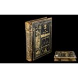 Large Leather Bound Gilt Tooled Brass Mounted Book 'The Life and Explorations of Dr. Livingstone,