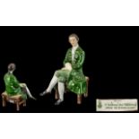 Royal Doulton Hand Painted Porcelain Figure ' A Gentleman From Williamsburg ' HN2227. Designer M.