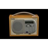 Evoke 1 Pure Digital Radio D A B in wooden case