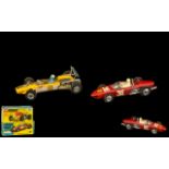 Boxed Corgi Cars (154 & 159). 159 Cooper Maserati F/1, and 154 Ferrari Grand Prix Racing Car.