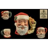 Royal Doulton - Hand Painted Collection of Santa Claus Character Jugs ( 4 ) In Total.