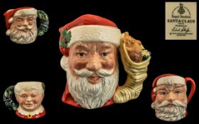 Royal Doulton - Hand Painted Collection of Santa Claus Character Jugs ( 4 ) In Total.