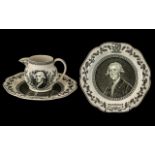 Wedgwood Creamware Bicentenary Plate 1930, depicting Josiah Wedgwood FRS,
