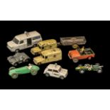 Collection of Dinky Cars. Nine in total, some good models, Play worn condition, please see images.