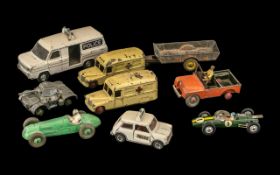 Collection of Dinky Cars. Nine in total, some good models, Play worn condition, please see images.