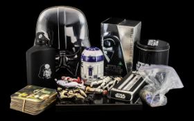 Collection of Star Wars Items, comprising: Storage tins x 4,