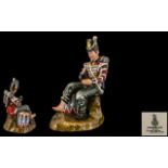 Royal Doulton Hand Painted Porcelain Figure ' Drummer Boy ' HN2679. Designer M. Nicol.