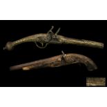 Two Antique Pistols, one Percussion Cap, with little workmanship,