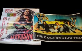 The Cult 'Sonic - Temple' Poster, unframed, 35 inches (87.5cms) x 25 inches (62.5cms), and Bob