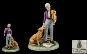 Royal Doulton Hand Painted Porcelain Figure ' The Young Master ' HN2872. Designer M. Davies.