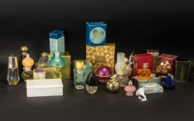 Collection of Vintage Avon Novelty Perfume Bottles,