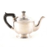A silver teapot, Viner's Ltd (Emile Viner), Sheffield 1938