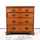 A George III mahogany chest of drawers