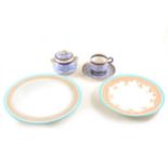 A Royal Worcester part dinner service, Royal Worcester, Regency dinner ware and Queen Charlotte