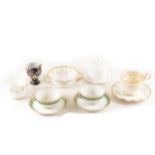 Copeland part teaset and other decorative teaware