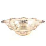 An Edwardian silver dessert basket, William Aitken, Birmingham 1904