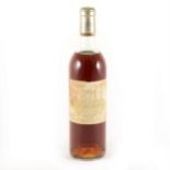 Ch Filhot, Sauterne, 1969, one bottle.