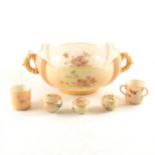 Collection of Royal Worcester miniatures and bowls