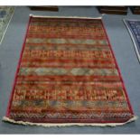 A Baluchi machine-made silky rug