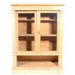 A pine cabinet