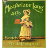Advertising poster; Macfarlane Lang & Cos Scotch Shortbread.