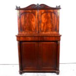 Victorian mahogany chiffonier cabinet