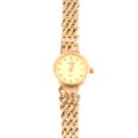 Rotary - a lady's 9 carat yellow gold bracelet watch.