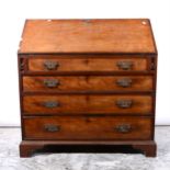 A Victorian mahogany bureau