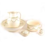 A Copeland Spode five-piece toilet set