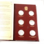 Churchill Centenary Trust, a collection of twenty four sterling silver proof medals,