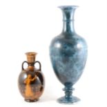 Doulton Lambeth Faience Ware vase, and a Morrisian Series vase