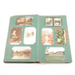 An Edwardian postcard album,