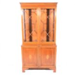 Edwardian mahogany bookcase