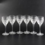 A part suite of Stuart Crystal stemware, Shaftesbury pattern