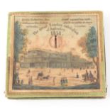 A rare 'The Great London Exhibition of Industry 1851' concertina paper peepshow