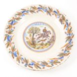 A French faience charger, 18th century
