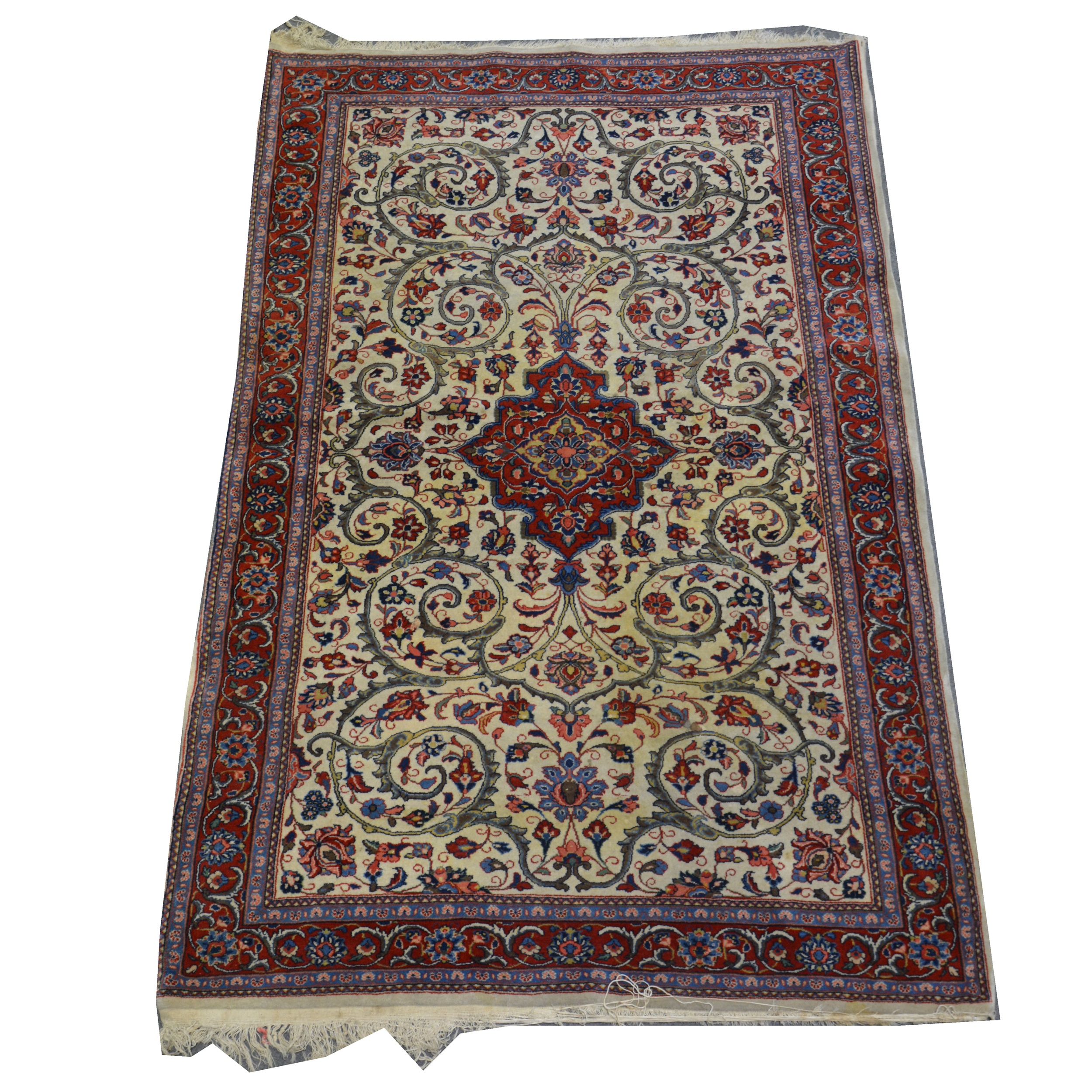 A Kashan pattern rug