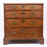 A George III mahogany chest of drawers