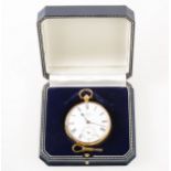 Dent 61 Strand & Royal Exchange London 41211 - an 18 carat yellow gold open face pocket watch