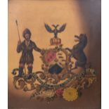 An early Victorian painted armorial