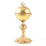 A gilt metal ciborium, probably North Italian, 16th century and later