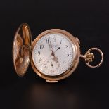 Audermars Freres Brassus Geneve - quarter hour repeating chronograph full hunter pocket watch.