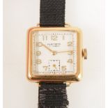 Fortress - a lady's yellow metal wrist watch.