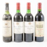 Ch la Lagune, Haut-Medoc, 1983; Ch Potensac, Medoc, 1983; Ch Palgnac, Medoc, 1982;