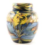 A 'River Otters' ginger jar and cover designed by Sian Leper for Moorcroft Pottery, 2005