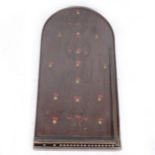 Corinthian bagatelle board; The Master Board in original box, height 79cm.
