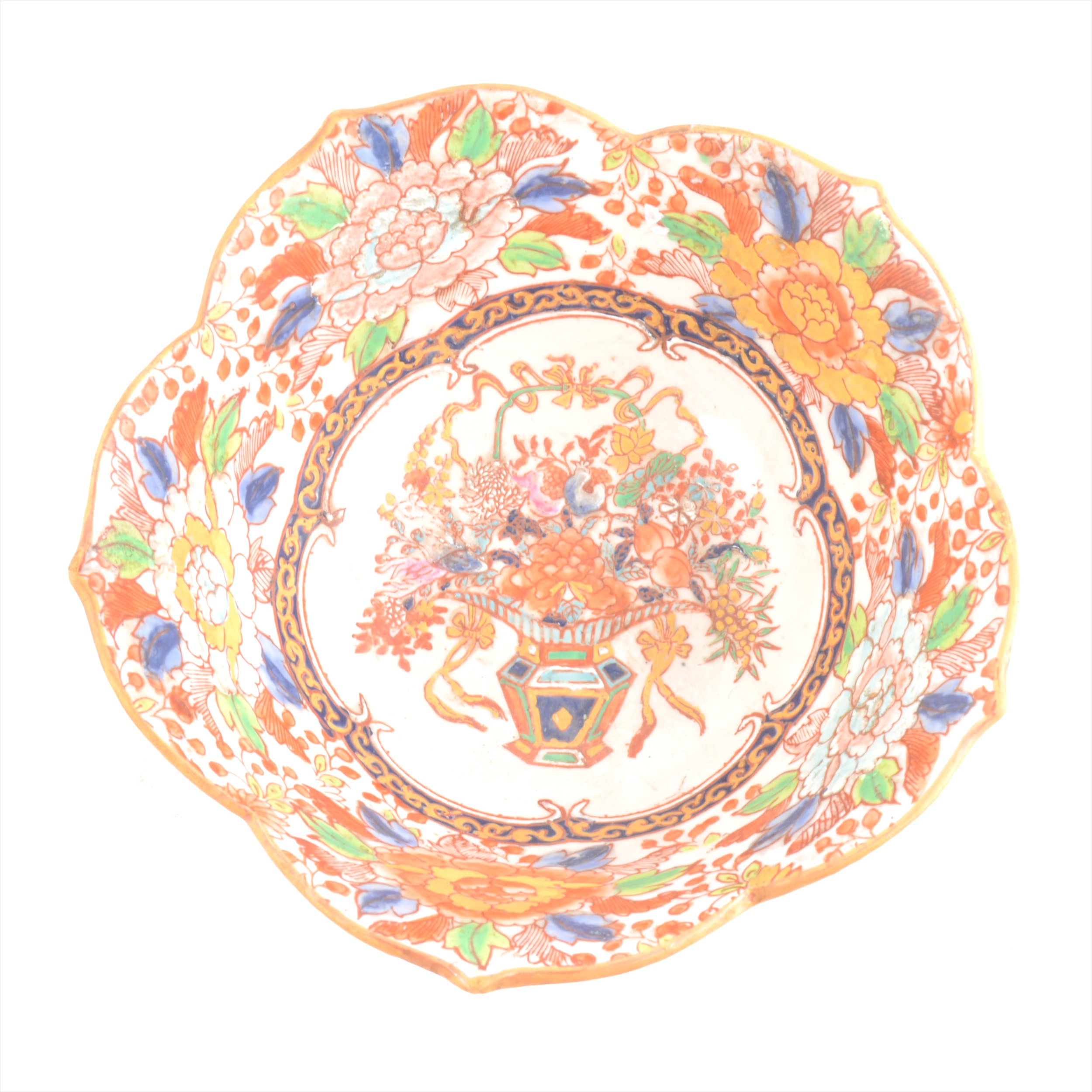 A modern Chinese polychrome bowl - Image 2 of 3